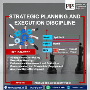 Strategic Planining and Execution Discipline